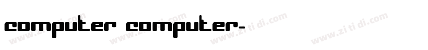 computer computer字体转换